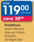 ProbiFlora Adult Intensive Rescue 9 Strain Probiotic 30 VegeCaps-Per Pack