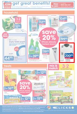 Clicks : Healthy Winter Savings (22 Jul - 17 Aug 2014), page 12