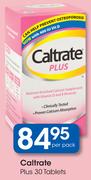 Caltrate Plus 30 Tablets-Per Pack