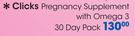 Clicks Pregnancy Supplement With Omega3 30 Day Pack-Per Pack