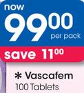 Vascafem 100 Tablets-Per Pack