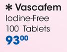 Vascafem Iodine Free-100 Tablets
