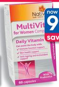 Nativa Multivitamin For Women Or Men 60 Capsules-Per Pack
