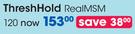 ThreshHold RealMSM-120 Tablets