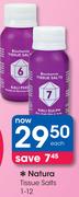 Natura Tissue Salts 1-12-Each