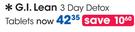 G.I.Lean 3 Day Detox Tablets