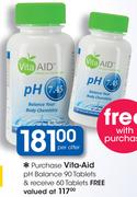 Vita-Aid pH Balance 90 Tablets & Free 60 Tablets-Per Offer