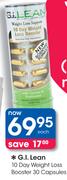 G.I.Lean 10 Day Weight Loss Booster-30 Capsules