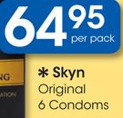 Skyn Original 6 Condoms-Per Pack