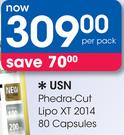 USN Phedra-Cut Lipo XT 2014 80 Capsules-Per Pack