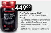 Gnc Pro Performance Amp Amplified 100% Whey Protein-909g