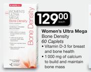 Gnc Women's Ultra Mega Bone Density-60 Caplets