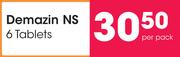 Demazin NS 6 Tablets-Per Pack