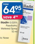 Iliadin 0.025% Paediatric Metered Spray-10ml