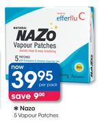 Nazo 5 Vapour Patches-Per Pack