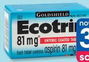Ecotrin 50 Tablets-Per Pack