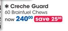 Creche Guard 60 Brainfuel Chews