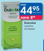 Dulcolax laxative 30 Tablets-Per Pack