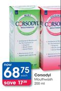 Corsodyl Mouthwash-200ml Each