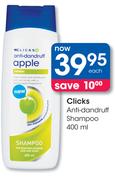 Clicks Anti-Dandruff Shampoo-400ml