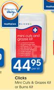 Clicks Mini Cuts & Grazes Kit Or Burns Kit-Per Kit