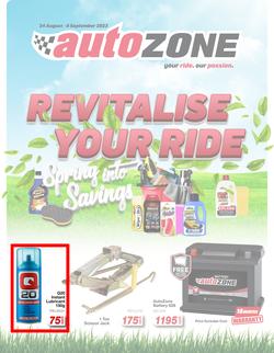 Autozone : Spring Into Savings (24 August - 06 September 2023), page 1