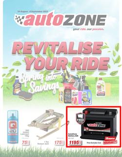 Autozone : Spring Into Savings (24 August - 06 September 2023), page 1