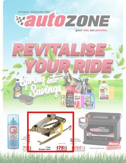 Autozone : Spring Into Savings (24 August - 06 September 2023), page 1