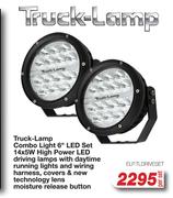 Truck Lamp Combo Light 6" LED Set 14 x 5W ELP.TLDRIVESET-Per Set