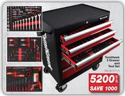Tomi Hawk 5 Drawer & Tool Set FED.AKT47115-Per Set