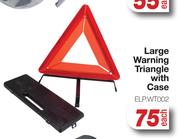 Large Warning Triangle With Case ELP.WT002-Each