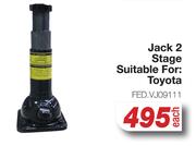 Jack 2 Stage Suitable For: Toyota FED.VJ09111-Each