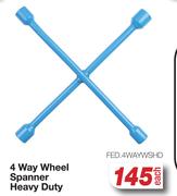 4 Way Wheel Spanner Heavy Duty FED.4WAYWSHD-Each
