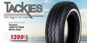 Tackies 195R14T3000 White Wall EMS.TKWSW14003-Each