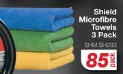 Shield Microfibre Towels 3 Pack SHM.SH293-Per Pack