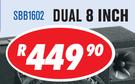 Dixon Taxi Boxes Dual 8 Inch SBB1602