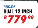 Dixon Taxi Boxes Dual 12 Inch SBB2402