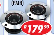 Dixon 4" 50W Titanium Bullet Tweeters (Pair) DN-TH015
