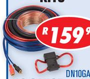 Dixon Amplifier Installation Kits 10 Gauge 500W DN10GA