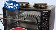 Amber 33Ltr Oven & Stove With 2 Solid Hot Plates AMBC32