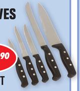 Amber 5 Piece Kitchen Knife Set K36080