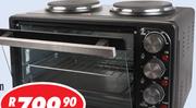 Amber 21Ltr Oven & Stove With 2 Solid Hot Plates KHT23