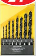 8 Piece Wood Working Drill Bit Set W802