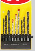9 Piece Combination Drill Bit Set C901