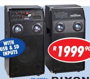 Dixon 1800W 10" Active Speakers SDJ1002A