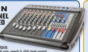 Dixon 8 Channel Powered Mixer With Effects 2 x 650w RMS At 4 Ohms
