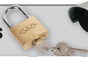 Double Link Brass Padlocks 25mm