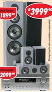 Dixon 5 Speaker Home Theatre Set KM300 + 6 Channel Digital Karaoke Receiver AV3388