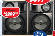 Dixon 15 Inch 600W max Stereo Speakers Pair AL15