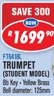 Sanchez Trumpet Quality Brass & Woodwind Instruments(With Case) Student Model FT6418L